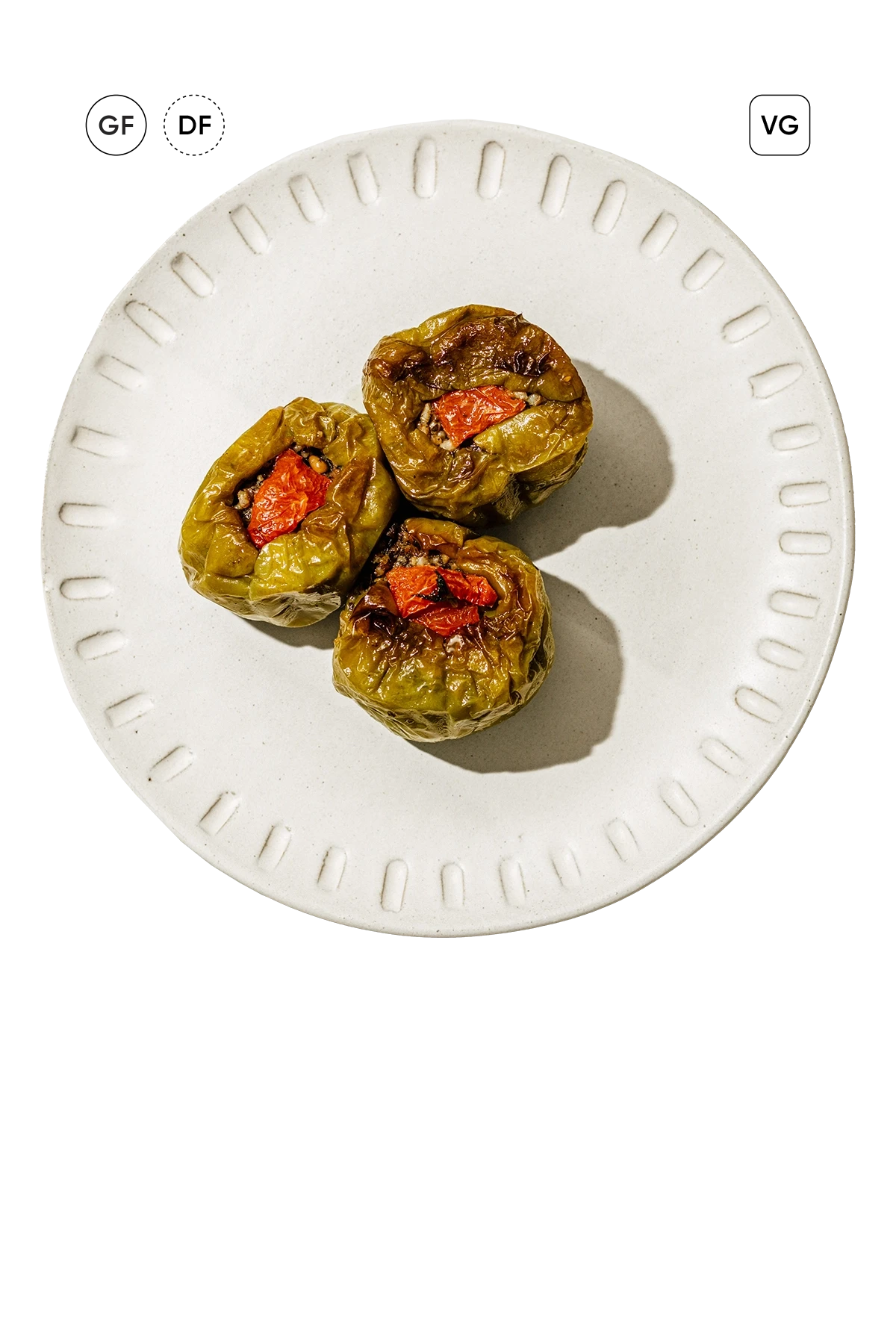 zeytinyağlı biber dolması.