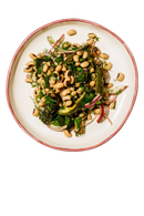 ızgara kabaklı kuru börülce salatası.