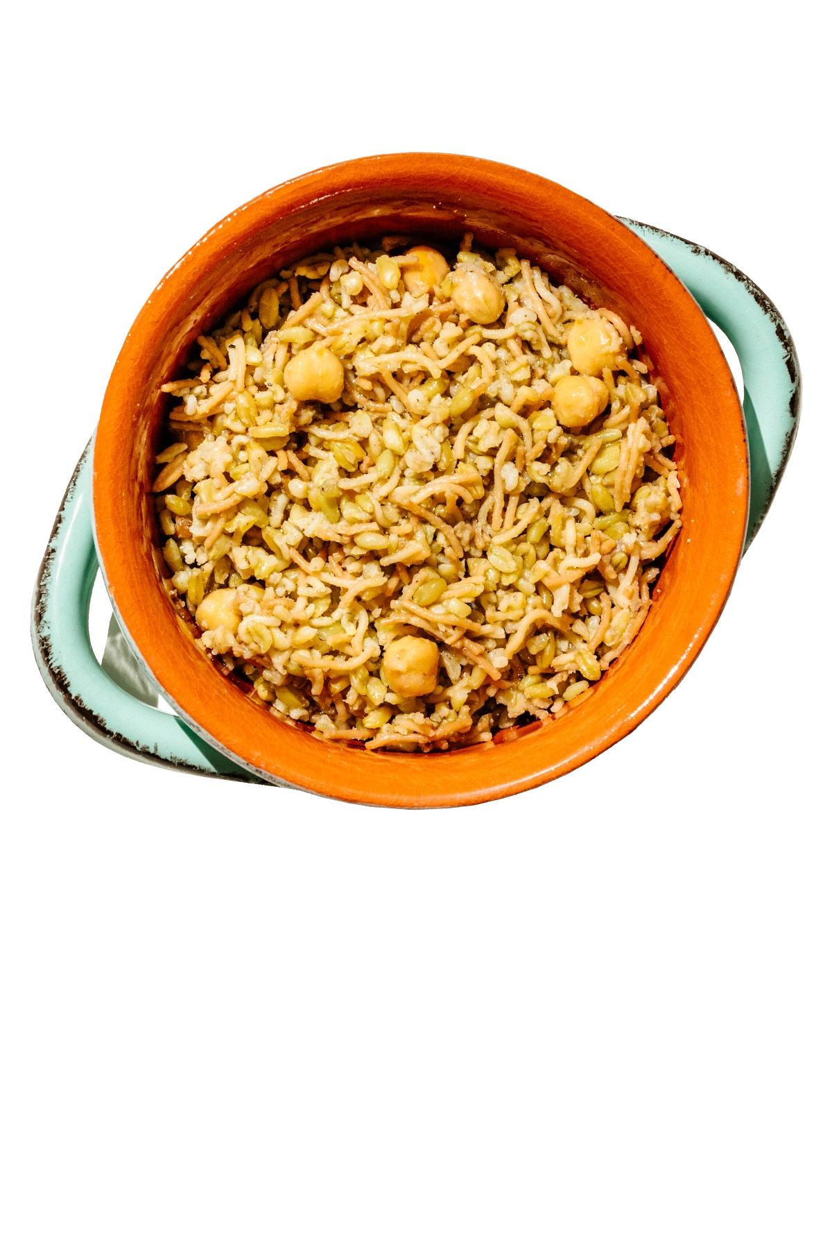 nohutlu şehriyeli firik pilavı.