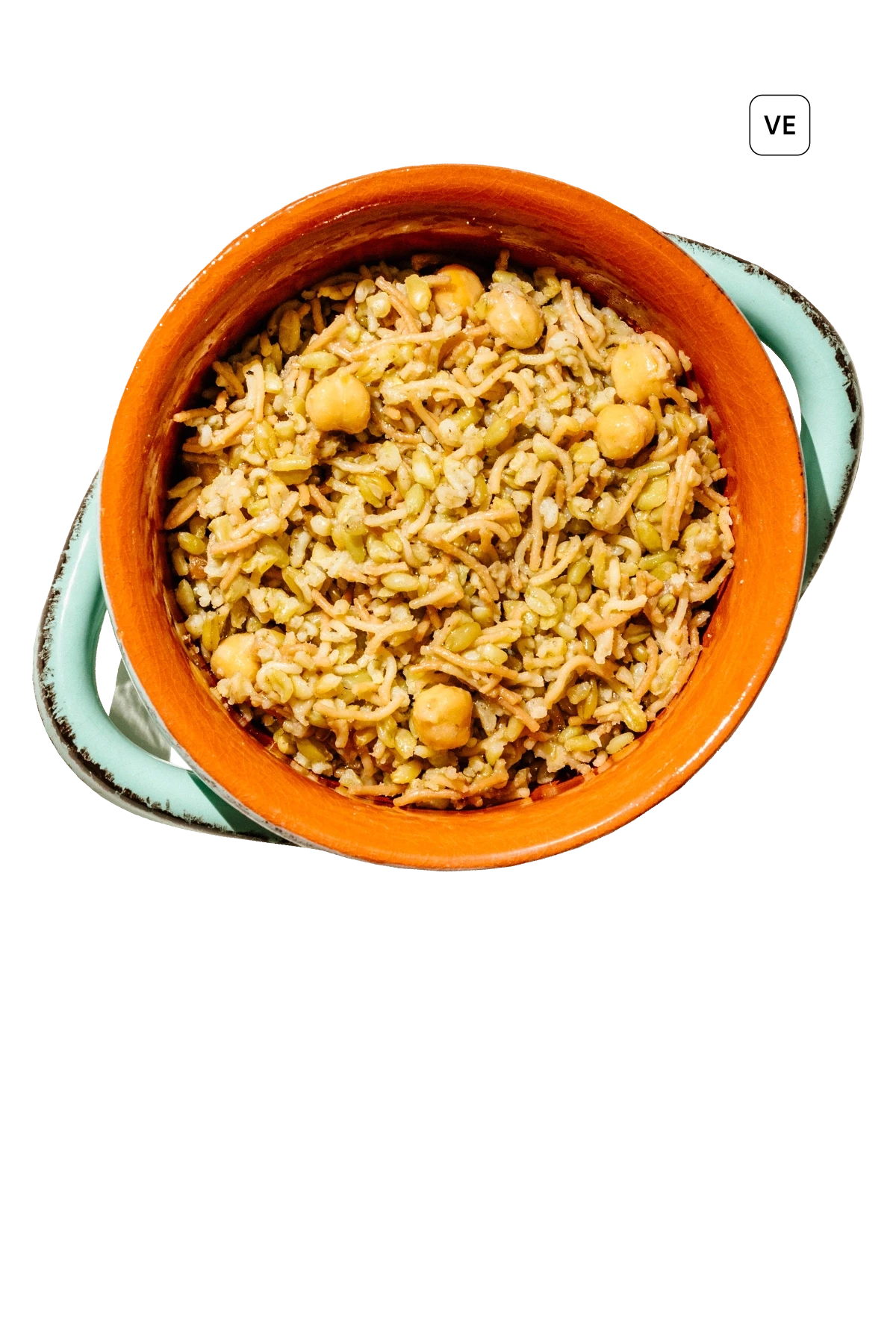 nohutlu şehriyeli firik pilavı.