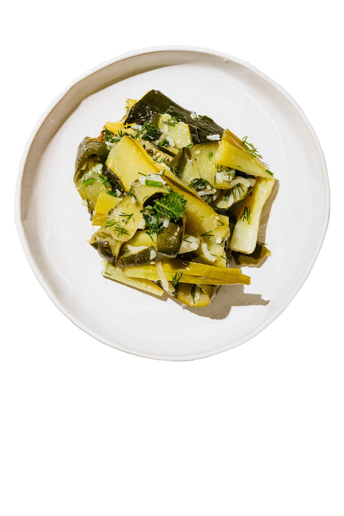 zeytinyağlı kabak sıyırma.