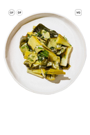 zeytinyağlı kabak sıyırma.