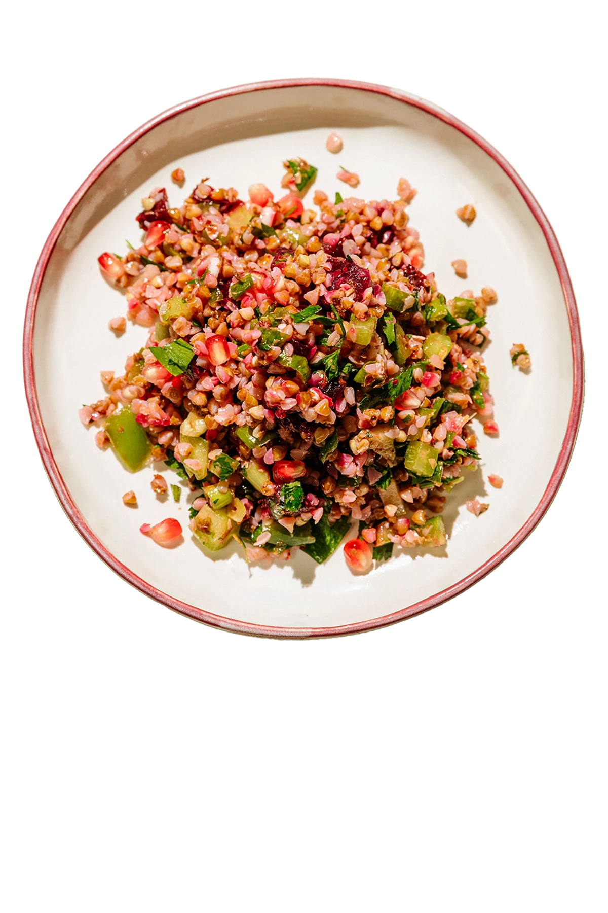 pancarlı karabuğday salatası.