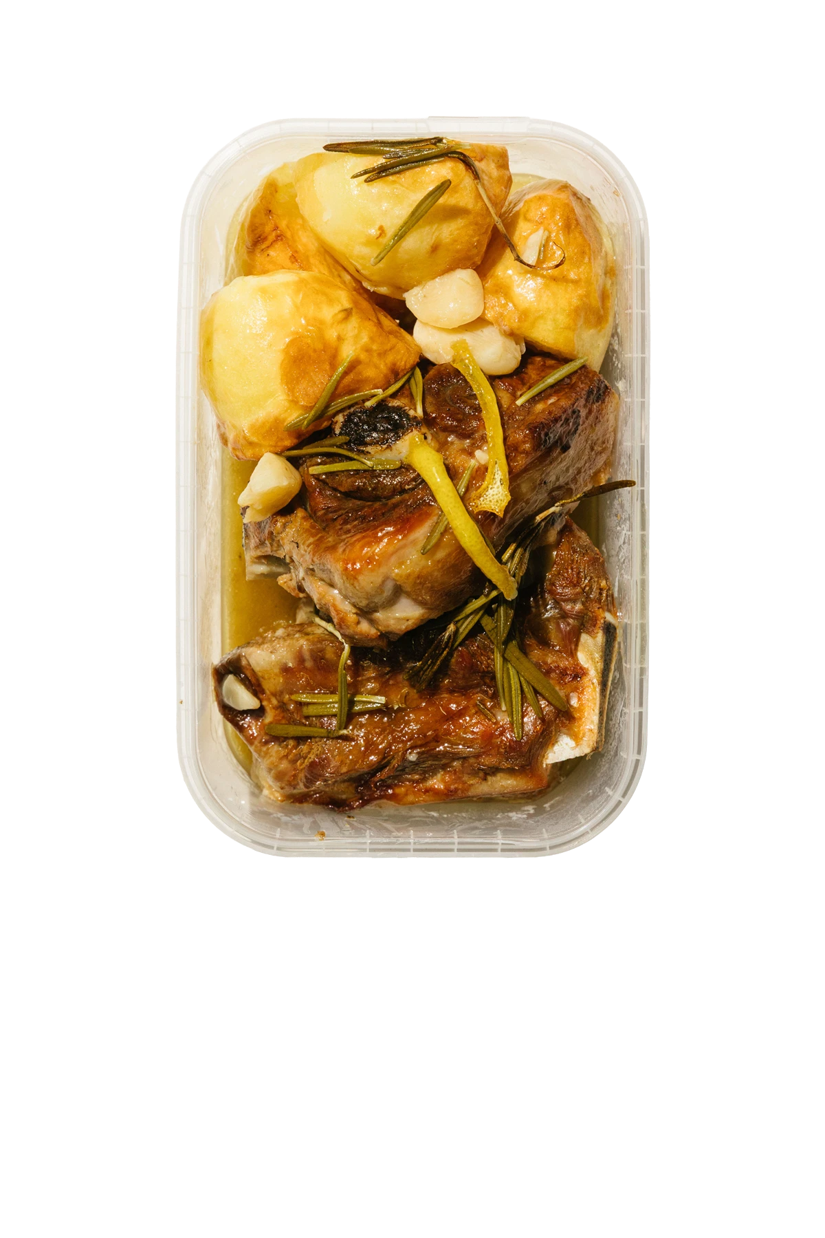 kleftiko + cyprus potatoes.