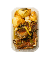 kleftiko + cyprus potatoes.