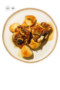 kleftiko + cyprus potatoes.
