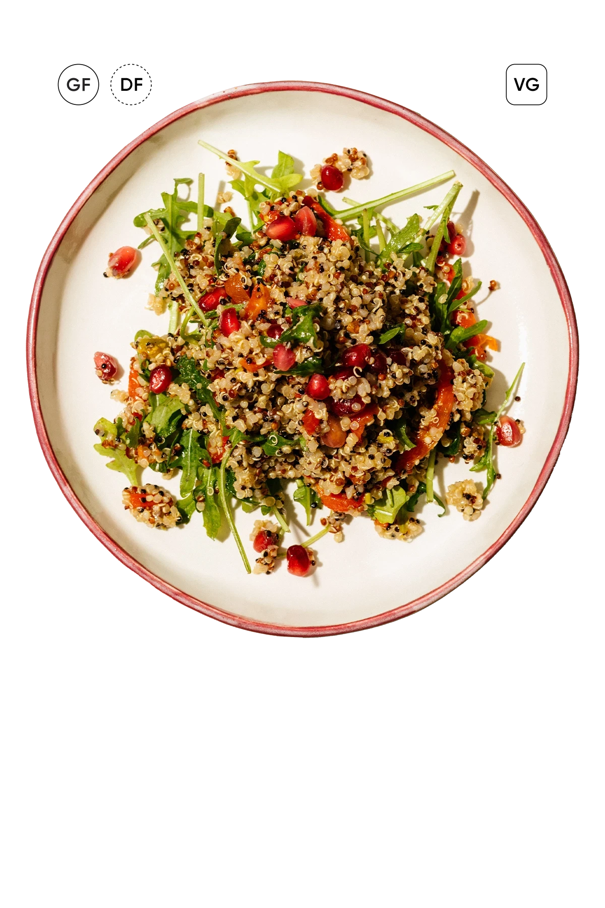 köz biberli kinoa salatası.