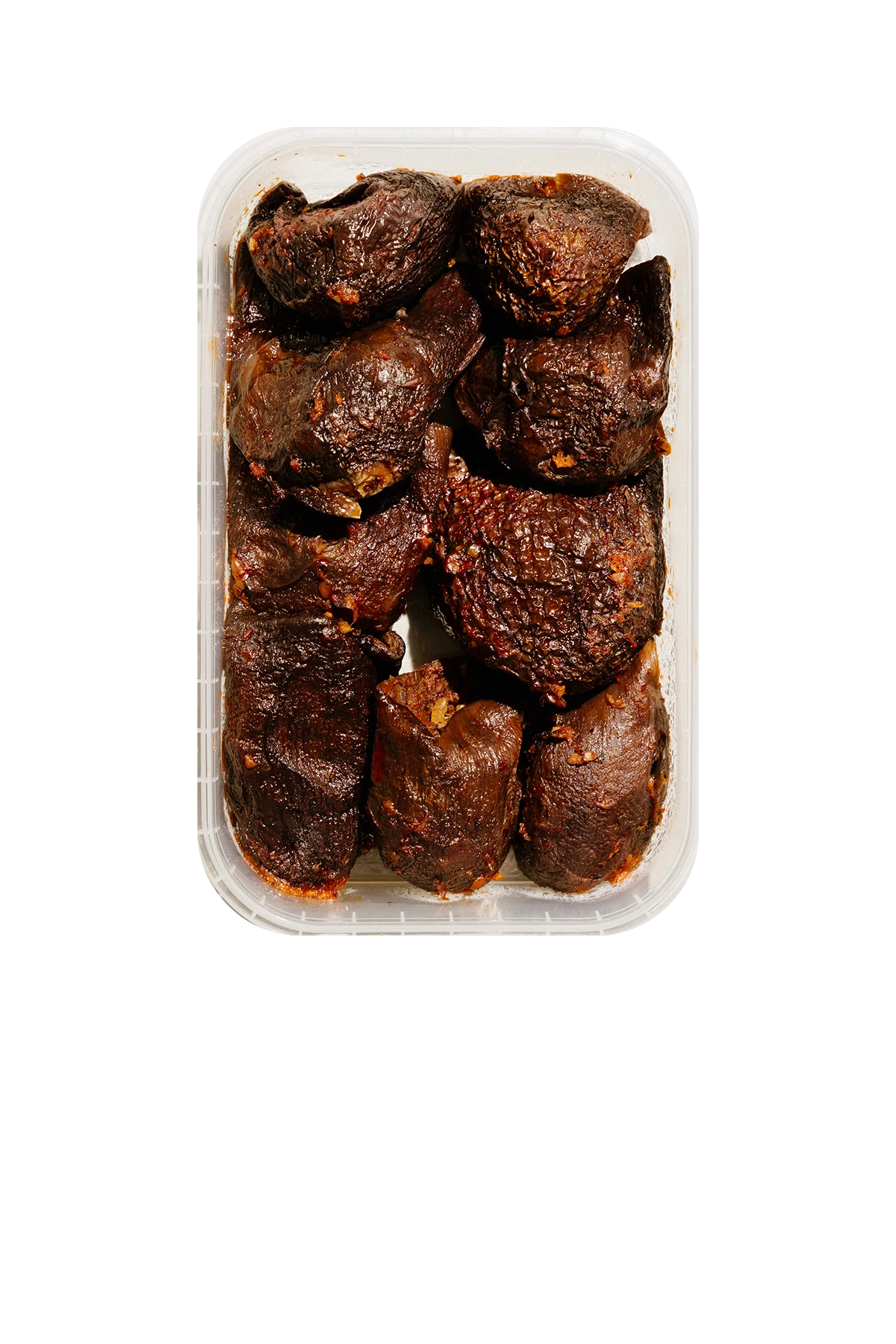 kuru patlıcan dolması.