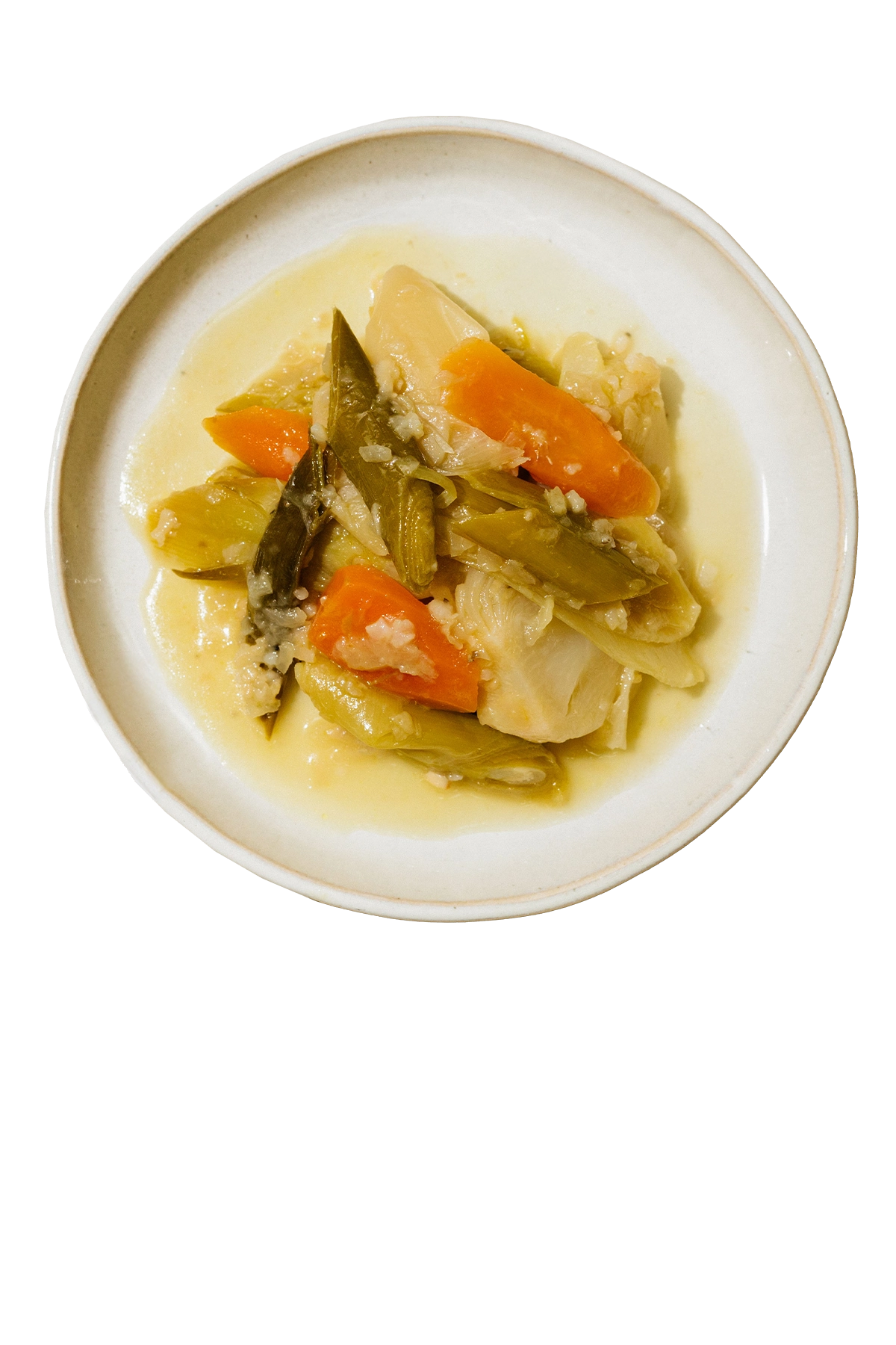 zeytinyağlı portakallı pırasa.